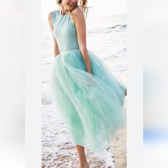 J. Crew Dresses & Skirts - NWT J. Crew Mint Tulle Ball Skirt Size 10